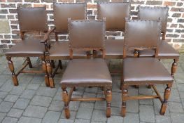 6 dining chairs (2 carvers and 4 standard chairs)