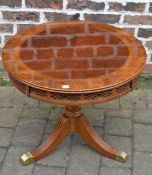 Reproduction Georgian drum table