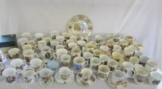 Large collection of commemorative ware (2 boxes)