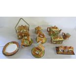 Selection of Cottage ware inc tea set