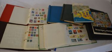 Box of stamp albums