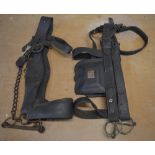 2 Shire horse bridles,