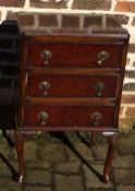 Queen Anne style cabinet on cabriole legs