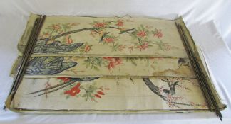 Selection of oriental scroll paintings