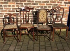 4 Edwardian chairs