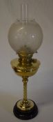 Brass paraffin lamp