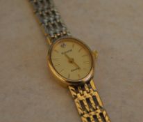 Ladies 9ct gold 'Accurist Gold' wrist watch, total approx weight 13.