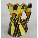 Burleigh ware 'Guardsmen' jug (chip to rim)