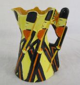 Burleigh ware 'Guardsmen' jug (chip to rim)