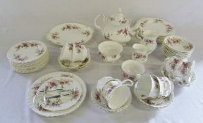 Royal Albert 'Lavender Roses' tea service approx 40 pieces