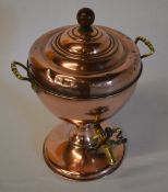 Brass and copper samovar