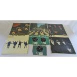 Selection of The Beatles albums and singles inc Rubber Soul, Abbey Road,