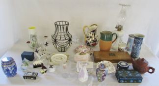 2 boxes of assorted ceramics and glassware inc Royal Doulton and Wedgwood