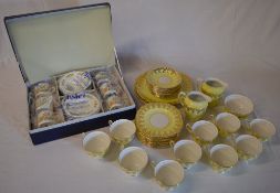 Aynsley boxed coffee set and a Clare Bone China part tea service