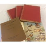 4 volumes of British Birds & supplement written & illustrated by A Thorburn FZs