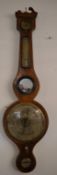 19th century wall barometer maker P Guarnero,