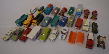 Die cast model cars including Matchbox