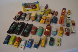 Die cast model cars including Dinky and Corgi