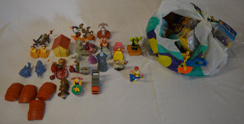 Selection of McDonalds happy meal toys