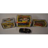 5 Burgao die cast model cars including Peugeot 205 Safari and Ferrari 126 C4 Turbo