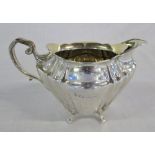 Silver cream jug Sheffield hallmark (possibly 1909) weight 5.