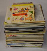 LPs and childrens themed '45s including stories of Little Red Riding Hood etc