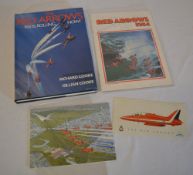 Red Arrows 1984 signed programme, sticker,