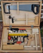 Childs woodworking set