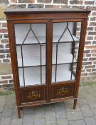 Edwardian display cabinet (AF,