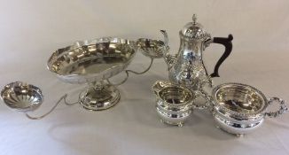 Silver plate coffee pot,