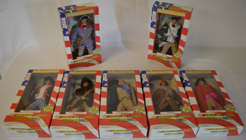 7 boxed Soldiers of the World figures,