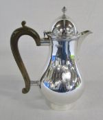 Silver coffee pot London 1923 maker James Henry & Herbert Barraclough total weight 25.