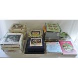 2 boxes of various collectors plates inc Wedgwood, Charles Gehm, Edwin M Knowles,