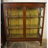 Chippendale style display cabinet