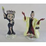 Royal Doulton figure 'Cruella de vil' DM1 and Wade Betty Boop 'Liberty' (both boxed)