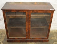 Glass fronted display cabinet