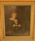 Oil on canvas following Millais,