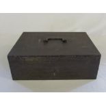 Metal deed box