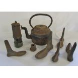 Various items inc kettle,