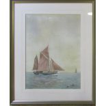 Limited edition laser colour print of original watercolour by Richard J Ranyard 8/10 'Grimsby