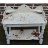 Pine washstand