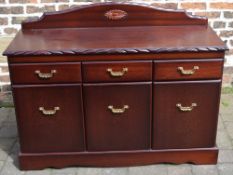 Modern mahogany sideboard