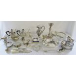 Quantity of silver plate inc tea service