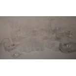 Selection of glassware