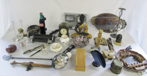 Assorted ceramics inc Aynsley, coca cola fridge handle, mirror,