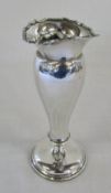 Silver vase Birmingham 1911 (weighted base) H 18 cm