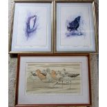 Pair of Ben Maile limited edition prints signed in pencil by artist and Angus Ogilvy (President of