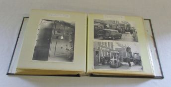 Album of photographs relating to H Kirby's Electricians of Louth