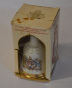 Bell's Celebration Scotch whisky decanter commemorating Charles & Diana 1981,