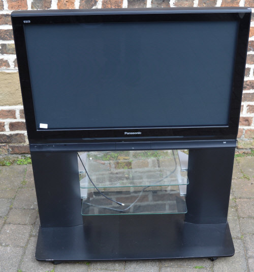 Panasonic Viera TV with fitted stand